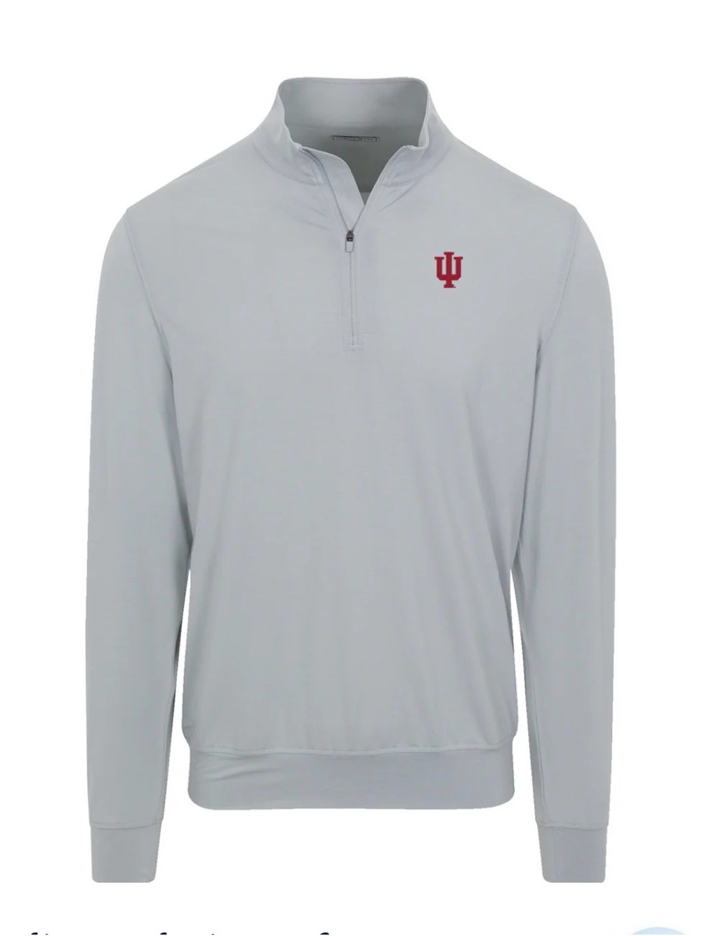 Collars & Co Indiana DriRelease Performance Quarter Zip Pullover White XL